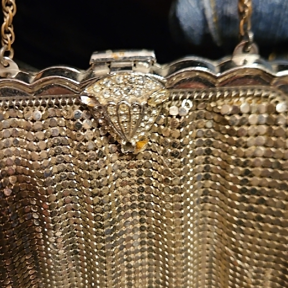 Elegant Silver Evening Bag
